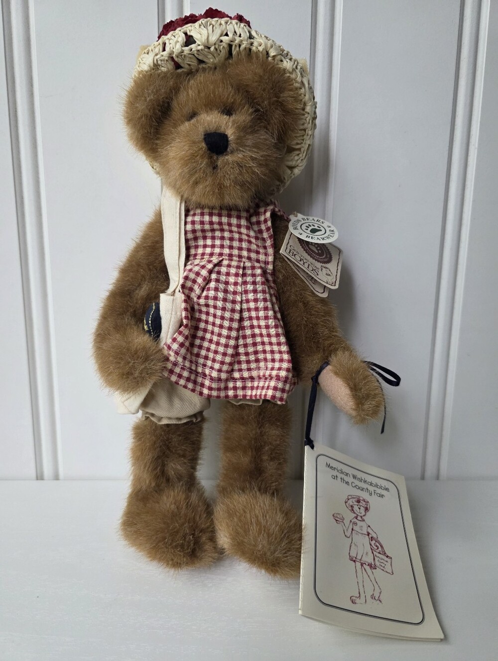 Boyds Bears Meridian Wishkabbile at the County Fair Bear Style #90500 NWT